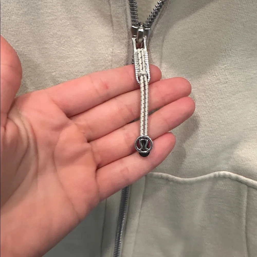 Lululemon Athletica Off-White Zip-Up Jacket